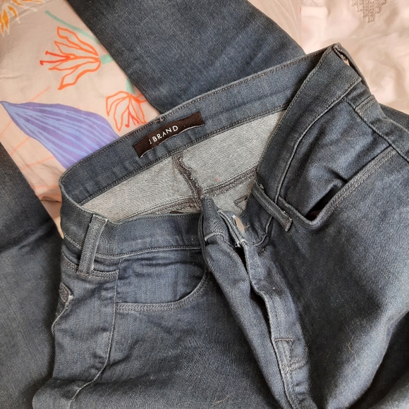 J. BRAND Super Skinny Serpentine Medium - Dark Wash Denim Women's Jeans, SZ 28 - Picture 3 of 16